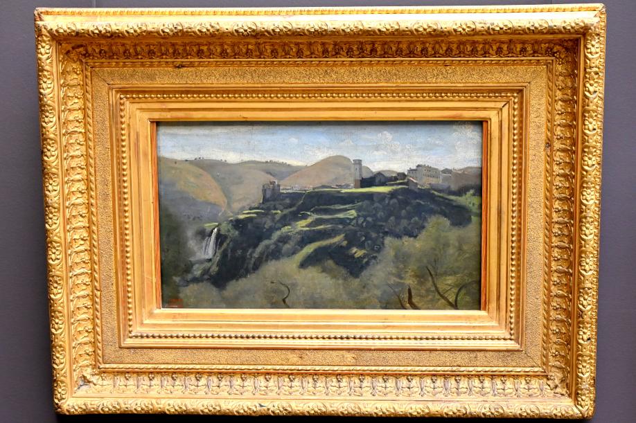 Jean-Baptiste Camille Corot (1823–1874), Wasserfälle bei Tivoli, Paris, Musée du Louvre, Saal 949, 1843