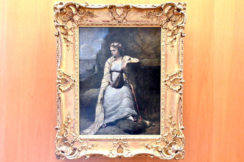 Jean-Baptiste Camille Corot (1823–1874), Haydée, Paris, Musée du Louvre, Saal 948, um 1870–1872