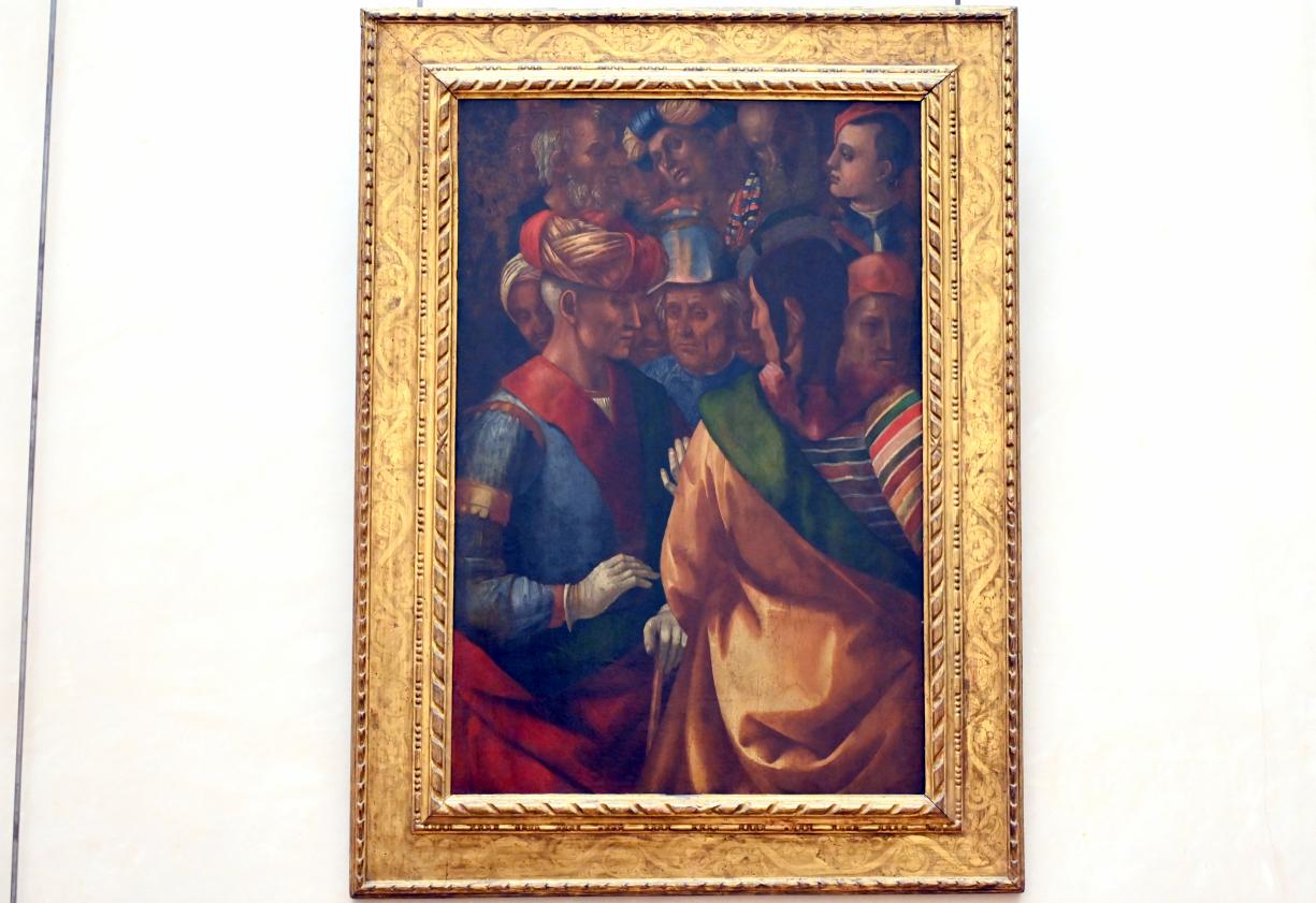Luca Signorelli (1487–1517), Gruppe von 15 Personen, Paris, Musée du Louvre, Saal 709, um 1490–1500