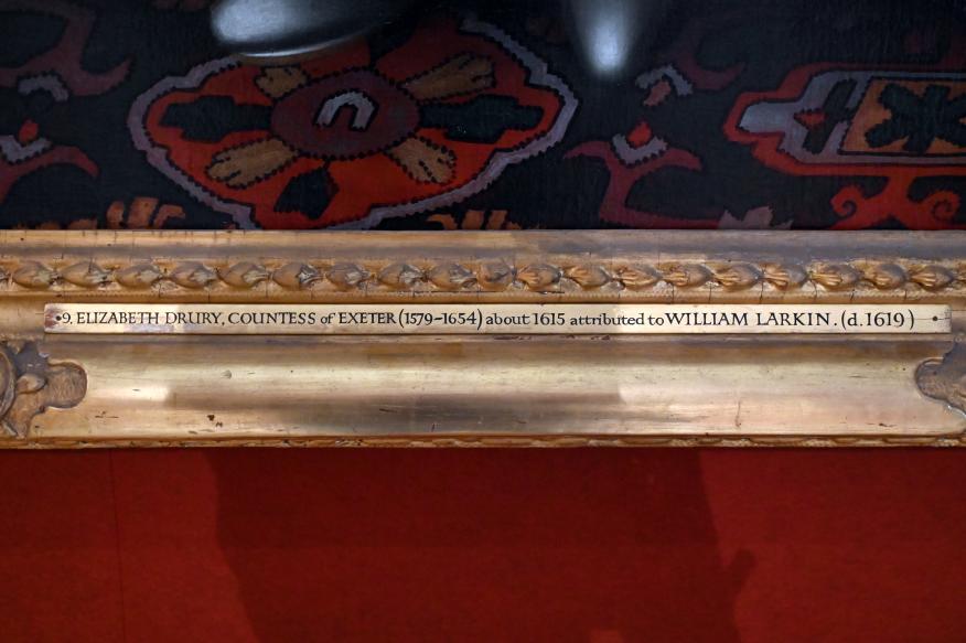 William Larkin (1613&ndash;1616), Elizabeth Cecil, geb. Drury, Lady Burghley, London, Kenwood House, Raum 3, um 1614&ndash;1618, Bild 2/2