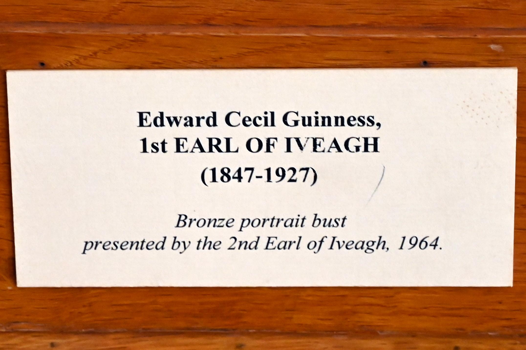 Edward Cecil Guinness, 1. EARL OF IVEAGH (1847-1927), London, Kenwood House, Raum 9, Undatiert, Bild 2/2