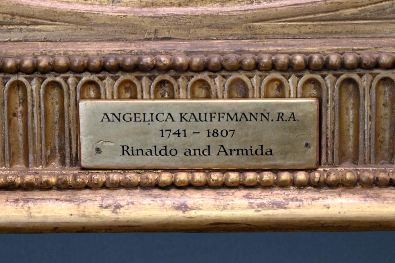 Angelika Kauffmann (1760&ndash;1798), Rinaldo und Armida, London, Kenwood House, Raum 9, um 1772, Bild 2/2