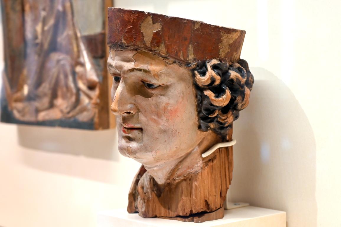Kopf eines Heiligen, Paris, Musée du Louvre, Saal 169, um 1500&ndash;1510, Bild 3/5