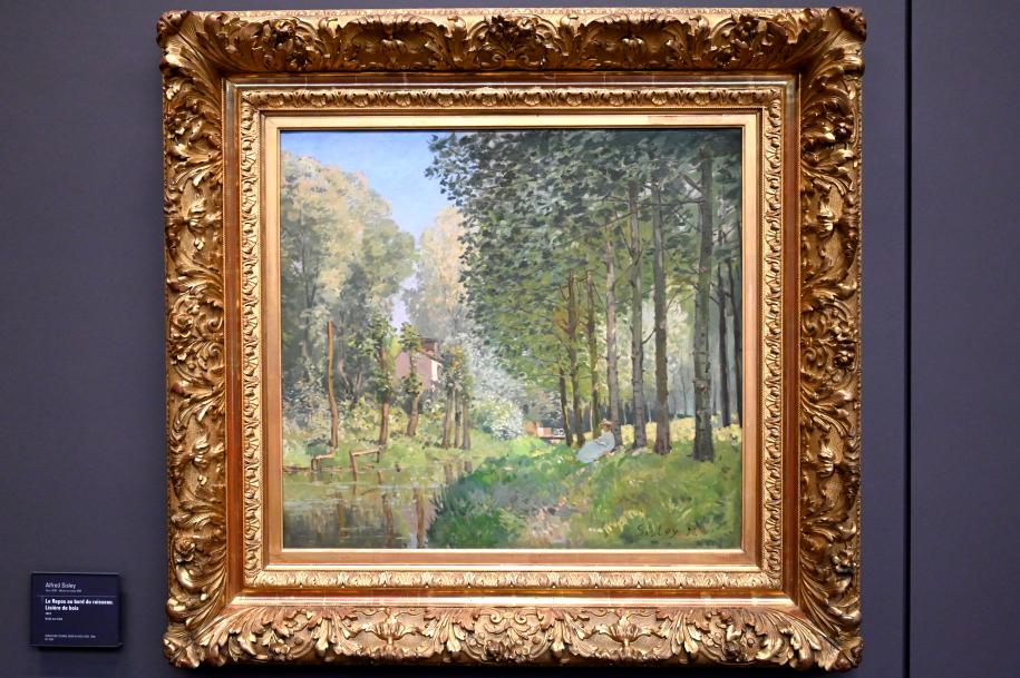 Alfred Sisley (1872–1896), Rast am Bach, Paris, Musée d’Orsay, 1878, Bild 1/2