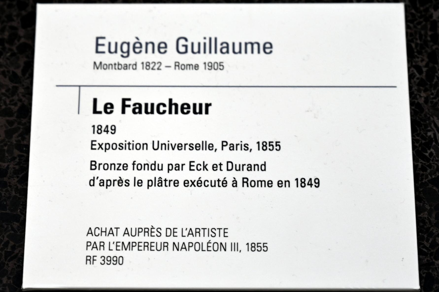 Eugène Guillaume (1849&ndash;1853), Der Schnitter, Paris, Musée d’Orsay, 1849, Bild 3/3