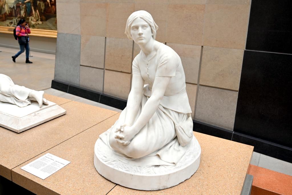 Henri Chapu (1872), Johanna von Orléans in Domrémy, Paris, Musée d’Orsay, 1872, Bild 3/4