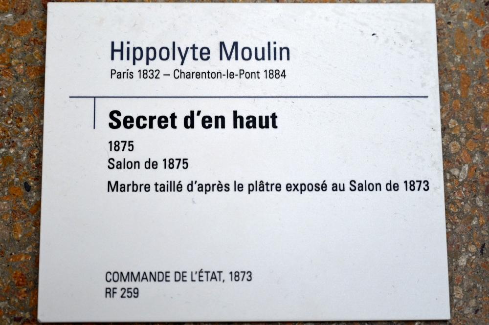 Hippolyte Moulin (1863&ndash;1875), Das Geheimnis von oben, Paris, Musée d’Orsay, 1875, Bild 3/3