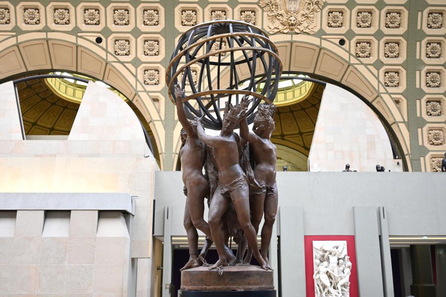 Jean-Baptiste Carpeaux (1859&ndash;1873), Die vier Erdteile tragen die Himmelssphäre, Paris, Musée d’Orsay, 1872, Bild 2/5