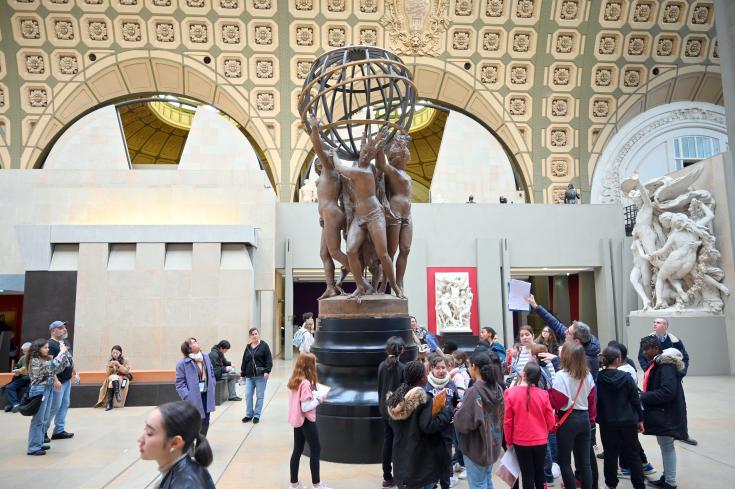 Jean-Baptiste Carpeaux (1859&ndash;1873), Die vier Erdteile tragen die Himmelssphäre, Paris, Musée d’Orsay, 1872, Bild 3/5