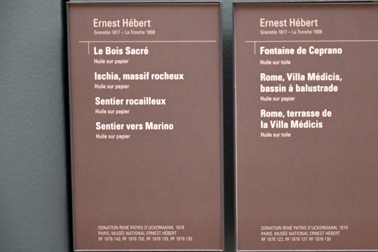 Ernest Hébert (1848&ndash;1880), Weg nach Marino, Paris, Musée d’Orsay, Undatiert, Bild 2/2