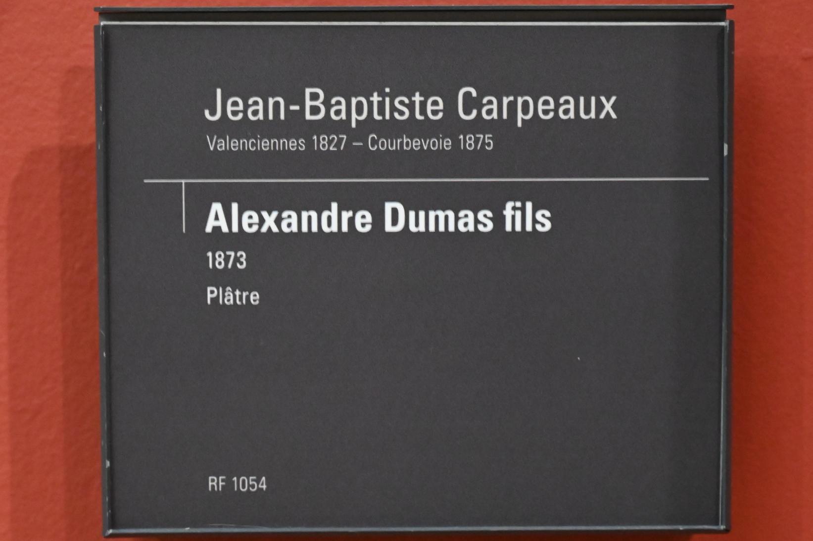 Jean-Baptiste Carpeaux (1859&ndash;1873), Porträtbüste des Alexandre Dumas des Jüngeren
, Paris, Musée d’Orsay, 1873, Bild 3/3