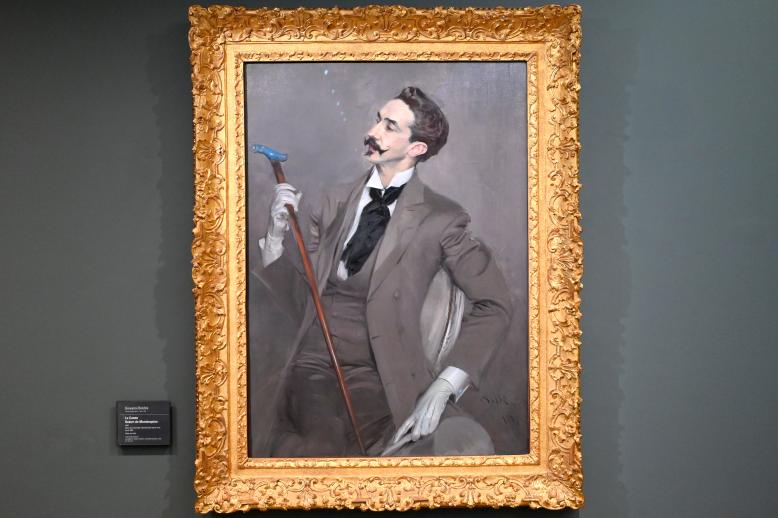 Giovanni Boldini (1895–1897), Porträt des Robert de Montesquiou, Paris, Musée d’Orsay, 1897