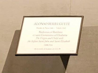 Alonso Berruguete (1513&ndash;1516), Maria mit Kind, der heiligen Elisabeth und dem Johannesknaben, Rom, Villa Borghese, Galleria Borghese, 1516&ndash;1517, Bild 2/2