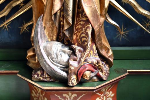 Michel Erhart (1472&ndash;1516), Madonna auf der Mondsichel, Überlingen, Münster St. Nikolaus, um 1510, Bild 2/4