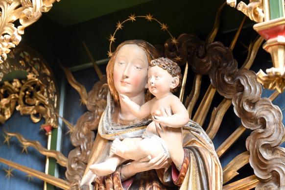 Michel Erhart (1472&ndash;1516), Madonna auf der Mondsichel, Überlingen, Münster St. Nikolaus, um 1510, Bild 3/4